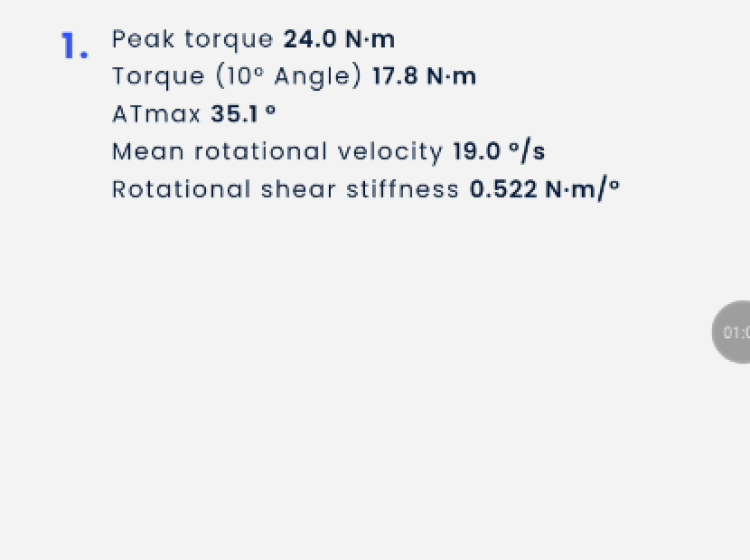 Lightweight Rotational Resistance (LWRR) - Rta 08 result overview - LWRR