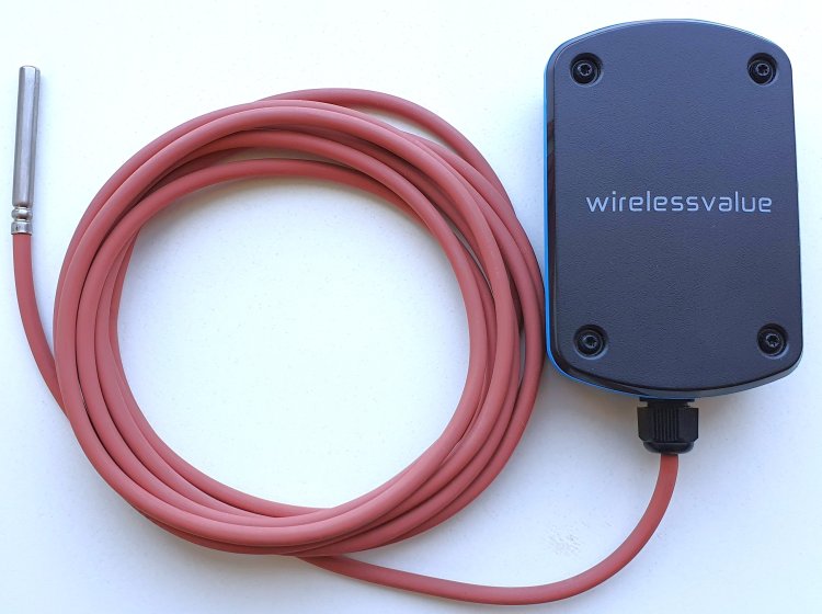 Draadloze sensor voor PT100 met display (DLTa-P100) - Temperatuursensor met pt1000 2 - DLTa-p100-d