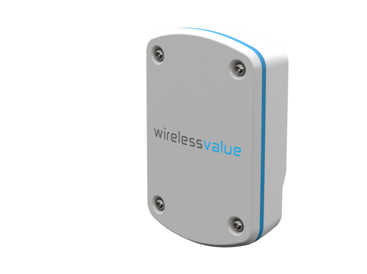 Temperatuur- en RV-sensor (DLTc) - Wireless dltc white standing front - DLTc-ewinb