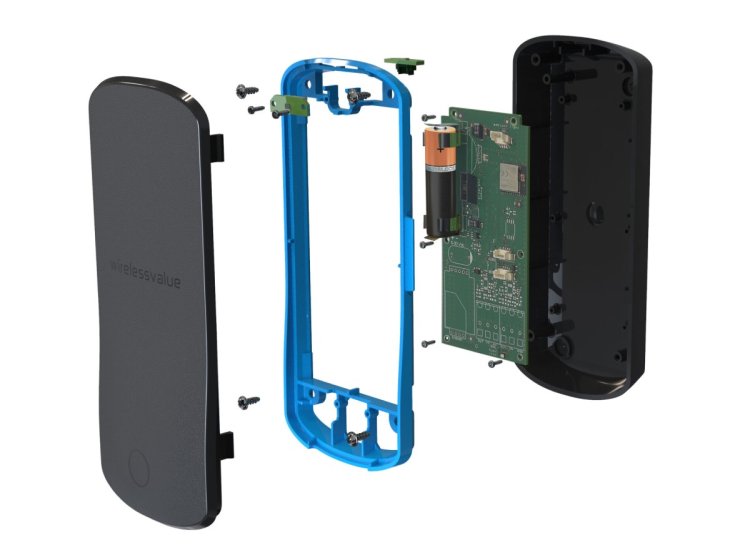 Draadloze CO2 klimaatsensor (DLCcl) - Wireless sensor s3 - DLCcl